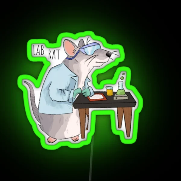Lab Rat RGB Neon Sign