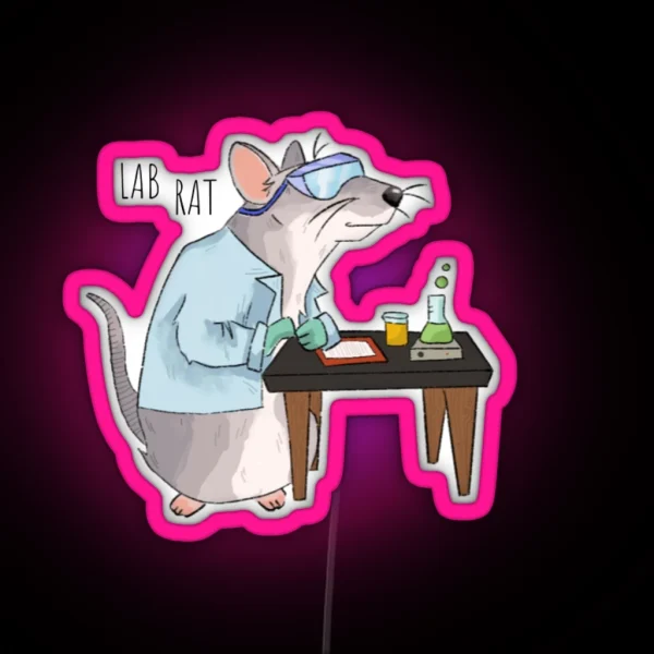 Lab Rat RGB Neon Sign