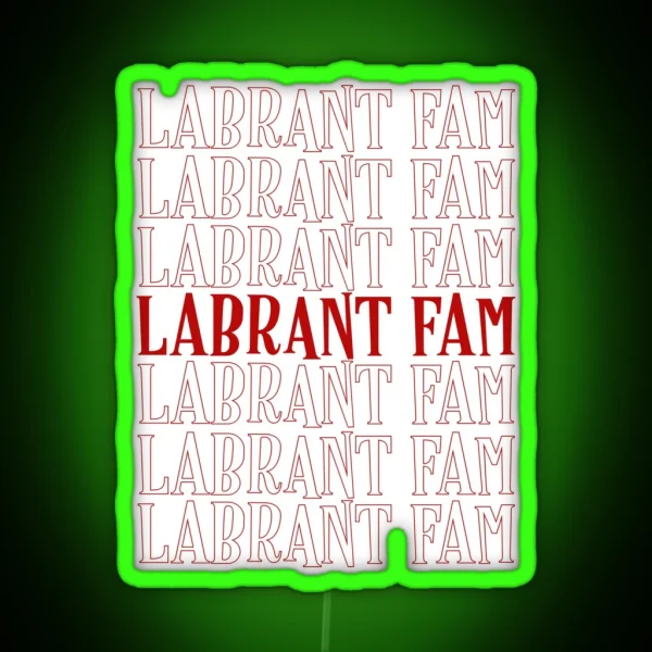Labrant Family Lovers RGB Neon Sign
