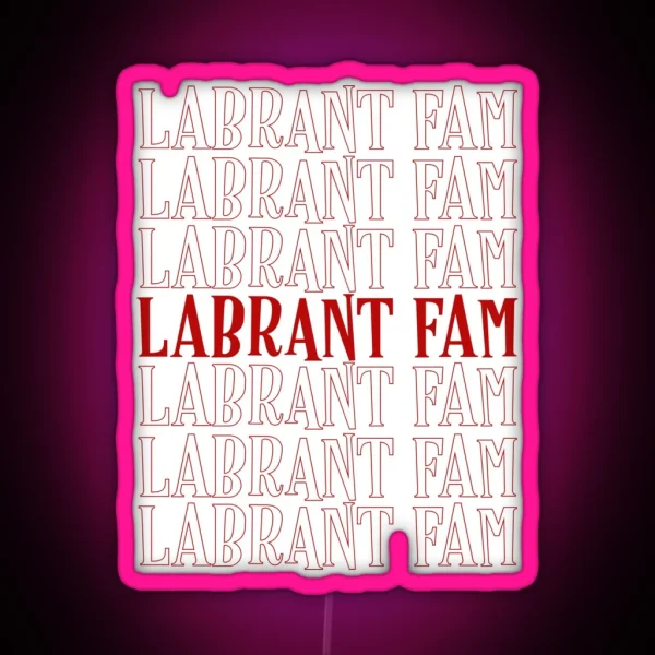Labrant Family Lovers RGB Neon Sign