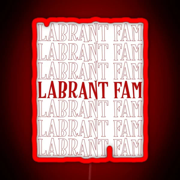 Labrant Family Lovers RGB Neon Sign