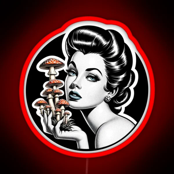 Lady Amanita RGB Neon Sign