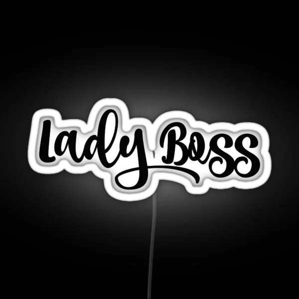 Lady Boss RGB Neon Sign