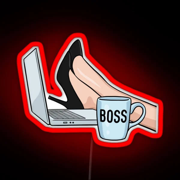 Lady Boss RGB Neon Sign