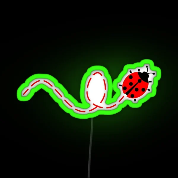 Ladybug RGB Neon Sign