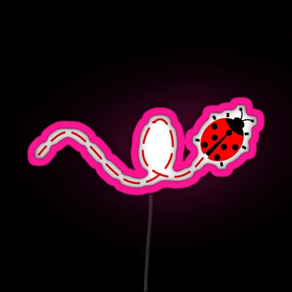 Ladybug RGB Neon Sign