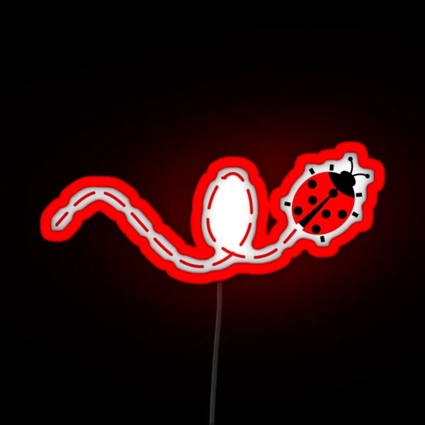 Ladybug RGB Neon Sign
