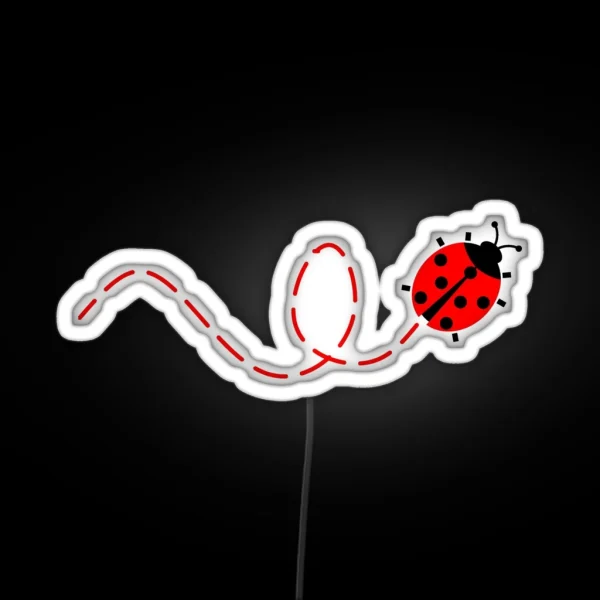 Ladybug RGB Neon Sign