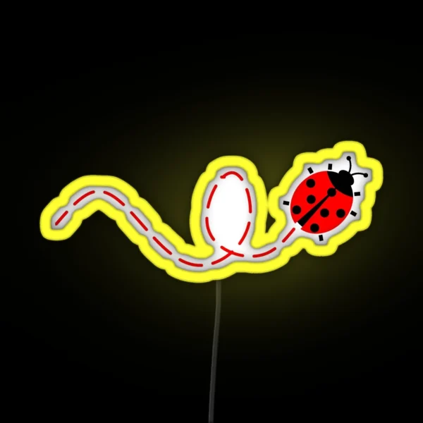 Ladybug RGB Neon Sign