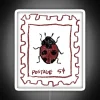 Ladybug Stamp RGB Neon Sign