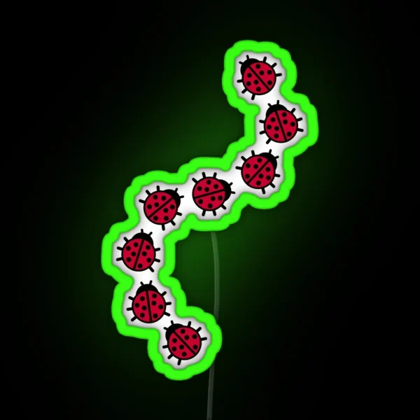 Ladybugs RGB Neon Sign