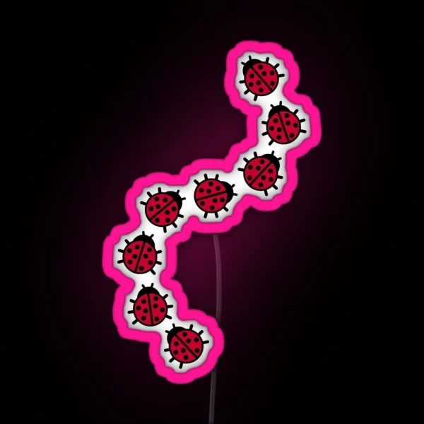 Ladybugs RGB Neon Sign