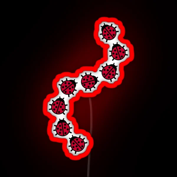 Ladybugs RGB Neon Sign