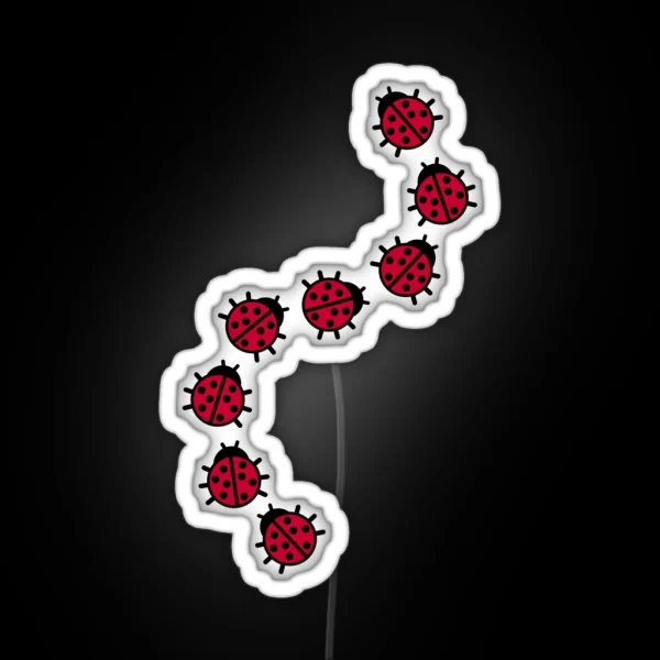 Ladybugs RGB Neon Sign