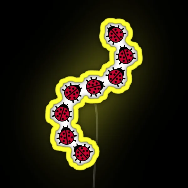 Ladybugs RGB Neon Sign