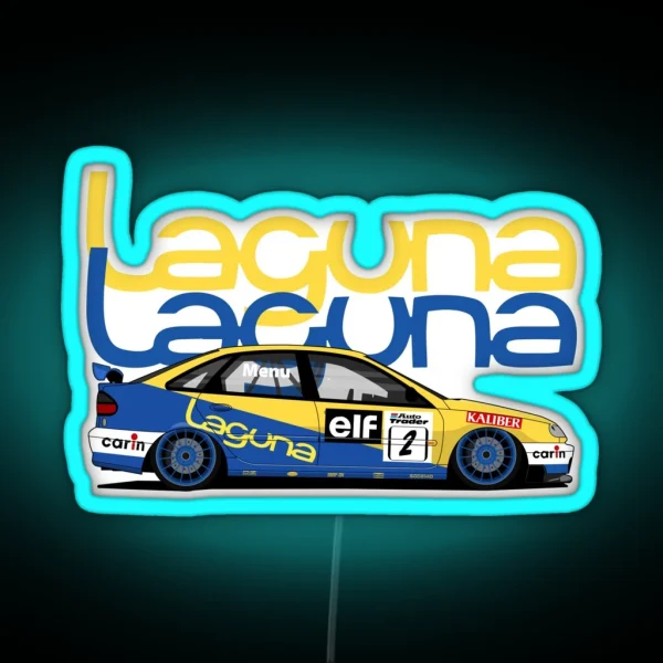 Laguna BTCC Legends RGB Neon Sign