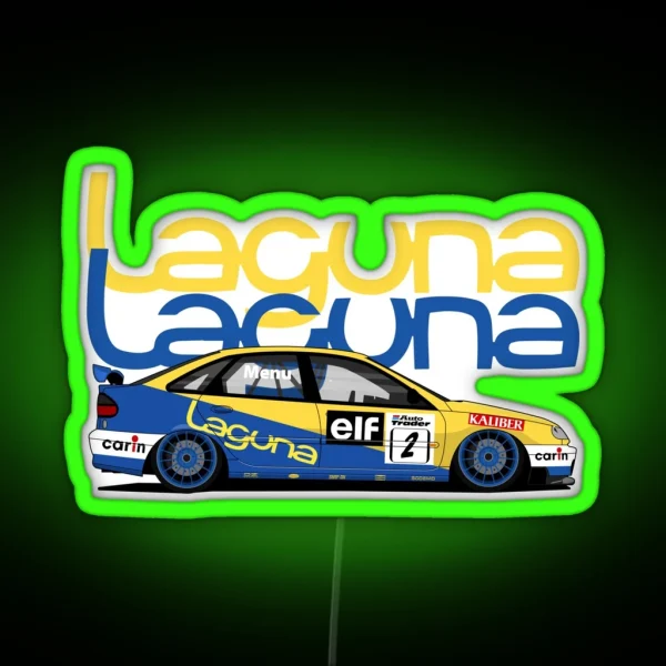 Laguna BTCC Legends RGB Neon Sign