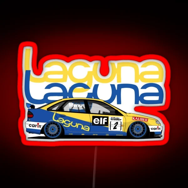 Laguna BTCC Legends RGB Neon Sign