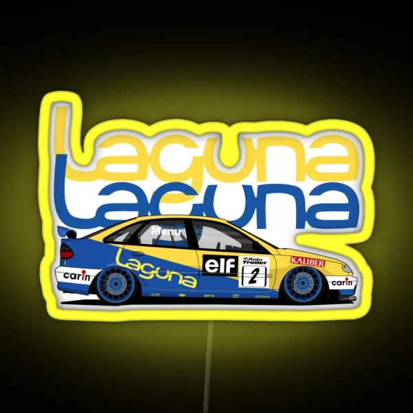 Laguna BTCC Legends RGB Neon Sign