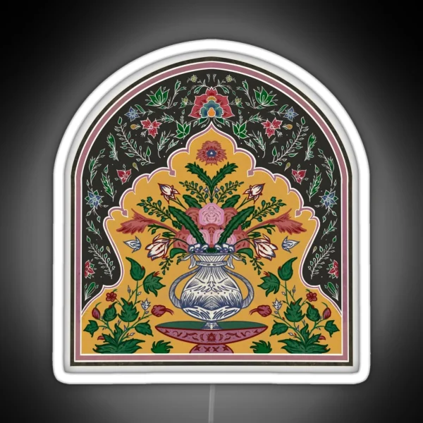 Lahore Flowers RGB Neon Sign