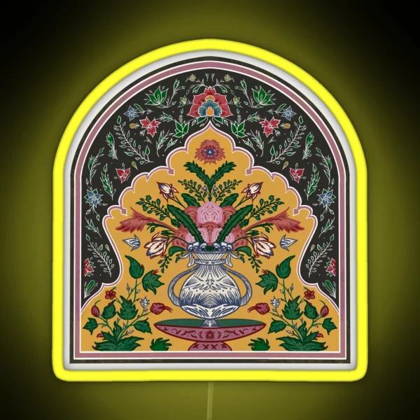 Lahore Flowers RGB Neon Sign