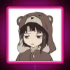 Lain Bear Onesie RGB Neon Sign