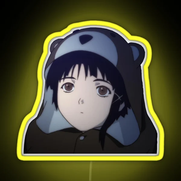 Lain Bear RGB Neon Sign