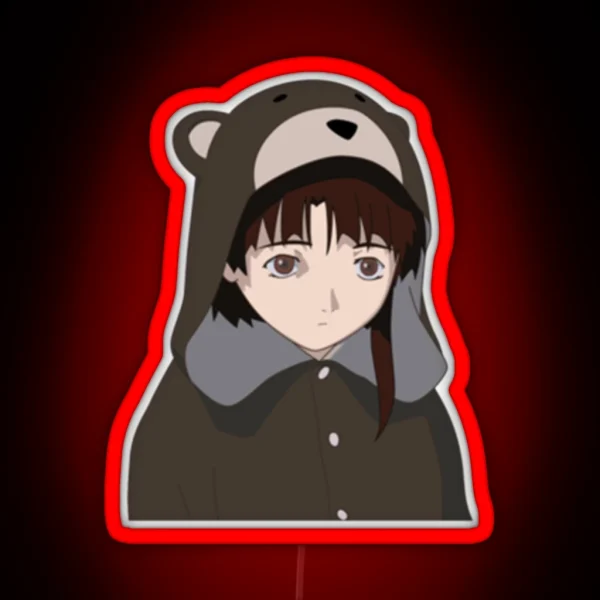 Lain Iwakura RGB Neon Sign