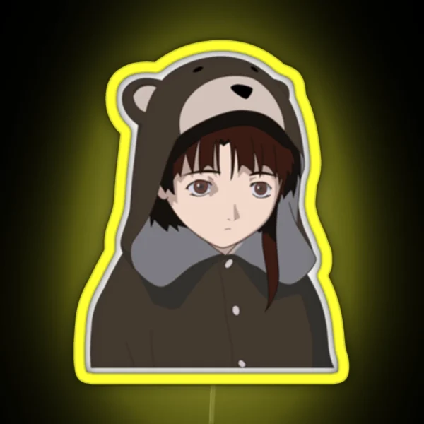Lain Iwakura RGB Neon Sign