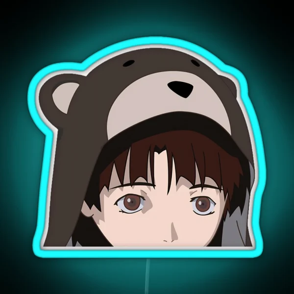 Lain Peeker RGB Neon Sign