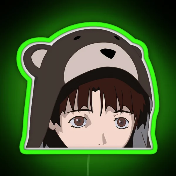 Lain Peeker RGB Neon Sign