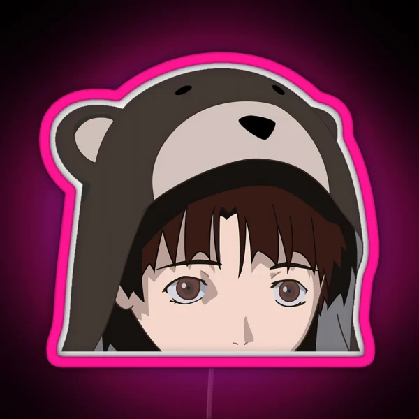 Lain Peeker RGB Neon Sign