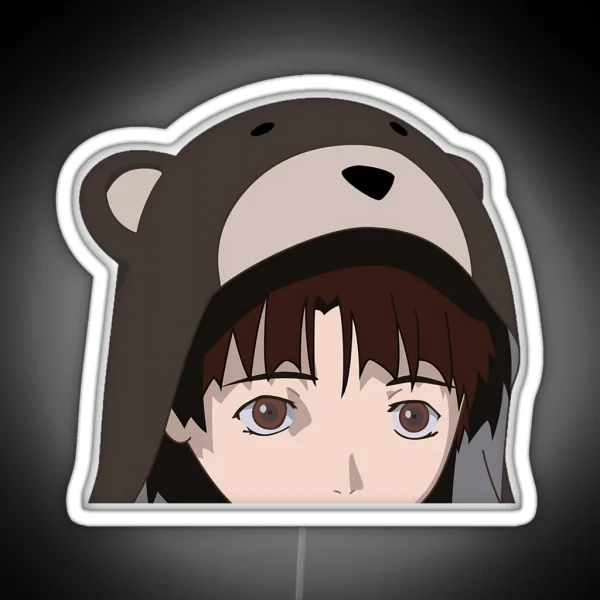 Lain Peeker RGB Neon Sign
