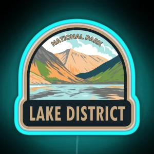 Lake District National Park Wasdale Head England RGB Neon Sign