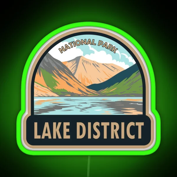 Lake District National Park Wasdale Head RGB Neon Sign