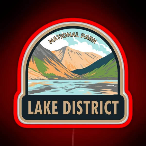 Lake District National Park Wasdale Head RGB Neon Sign