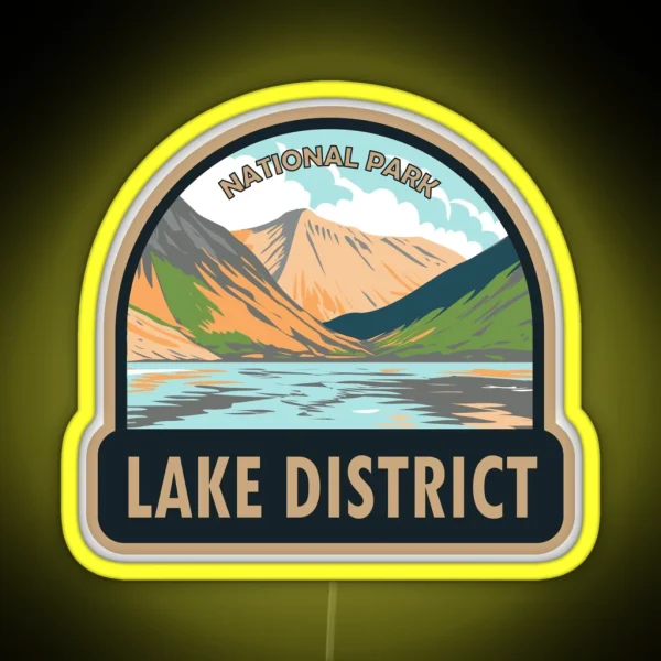 Lake District National Park Wasdale Head RGB Neon Sign