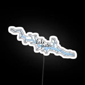 Lake Gaston RGB Neon Sign