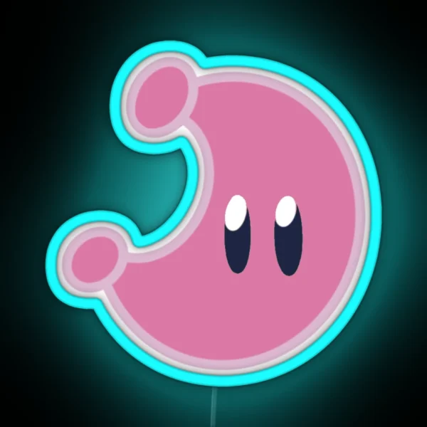 Lake Kingdom Power Moon RGB Neon Sign