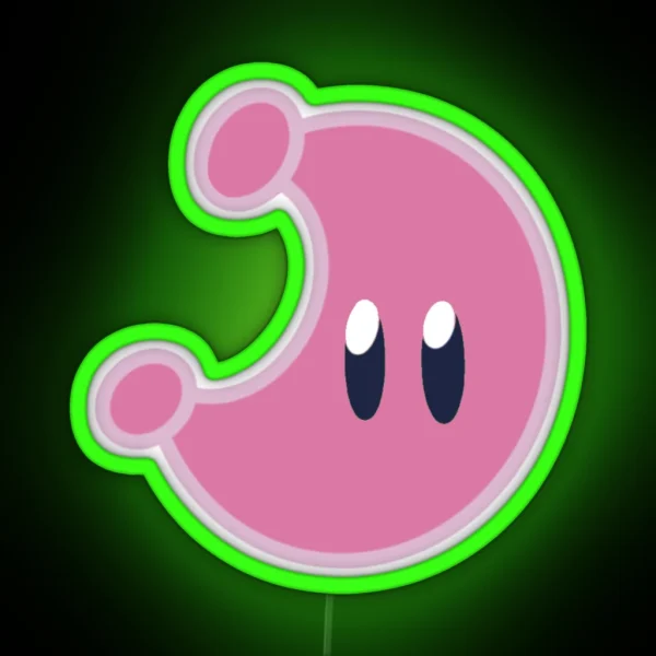 Lake Kingdom Power Moon RGB Neon Sign