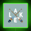 LAKE Life Painted Paddle Oars RGB Neon Sign - Image 4