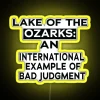 LAKE OF THE OZARKS AN INTERNATIONAL EXAMPLE OF BAD JUDGEMENT RGB Neon Sign - Image 6