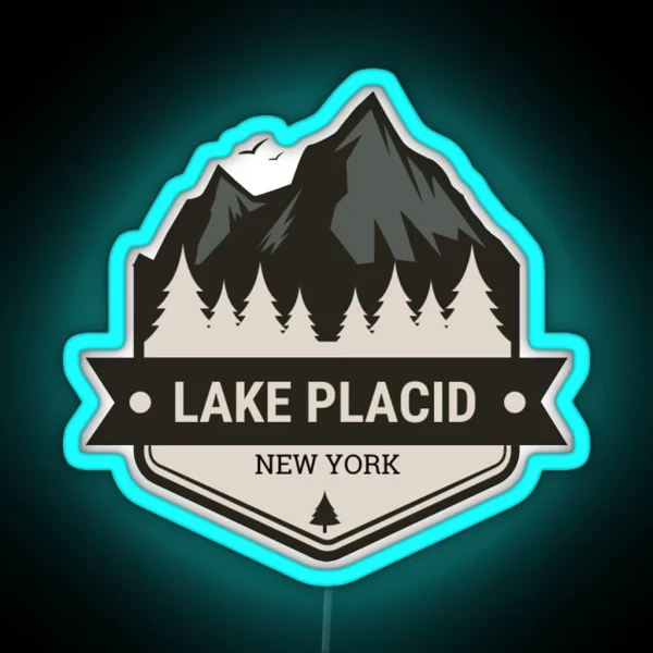 Lake Placid RGB Neon Sign