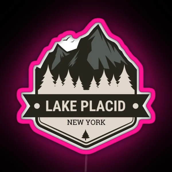 Lake Placid RGB Neon Sign