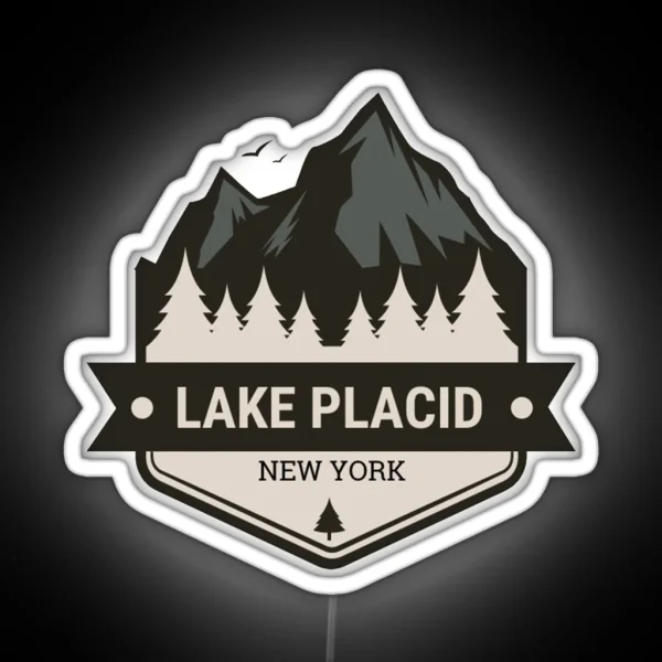 Lake Placid RGB Neon Sign