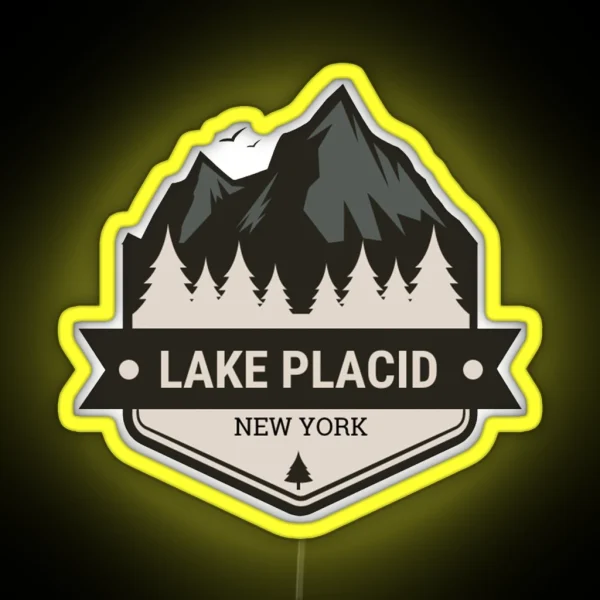 Lake Placid RGB Neon Sign