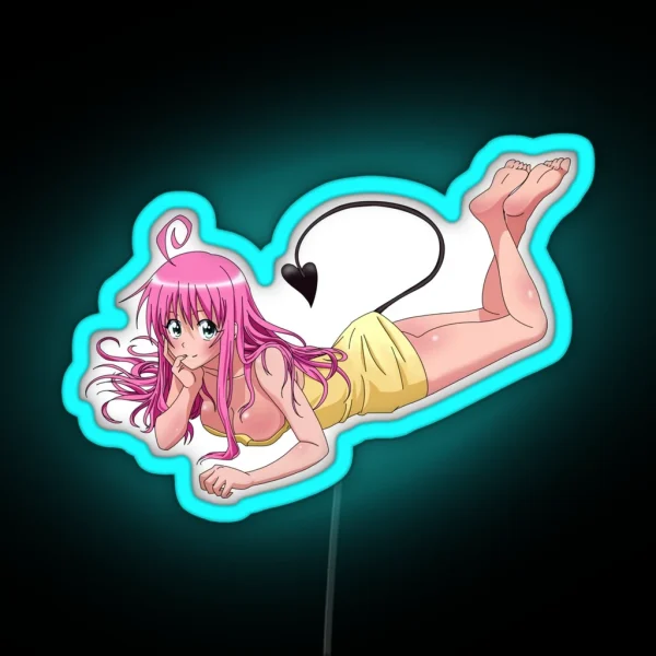 Lala To Love Ru RGB Neon Sign