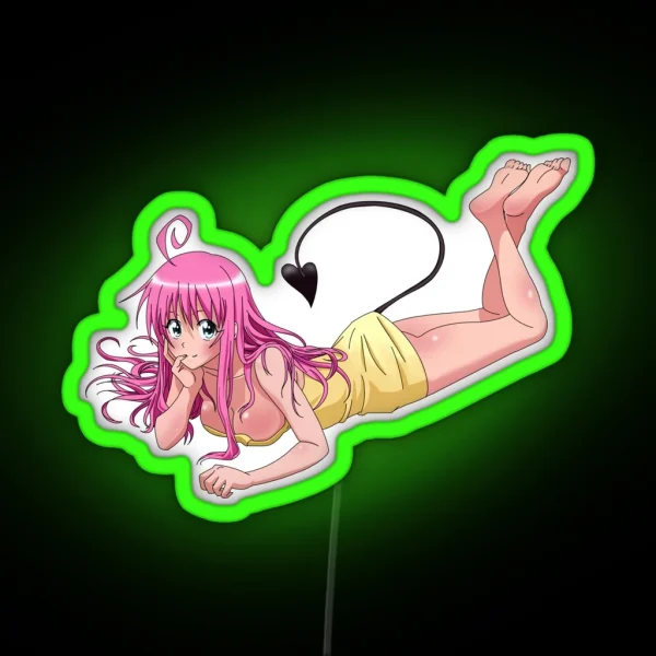 Lala To Love Ru RGB Neon Sign