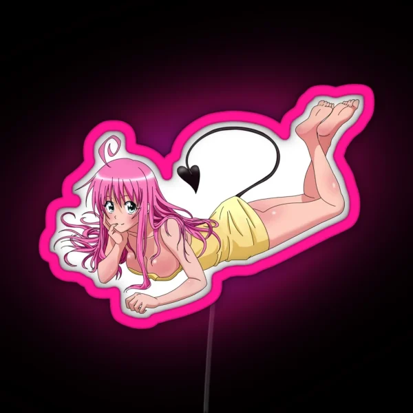 Lala To Love Ru RGB Neon Sign