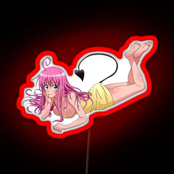 Lala To Love Ru RGB Neon Sign